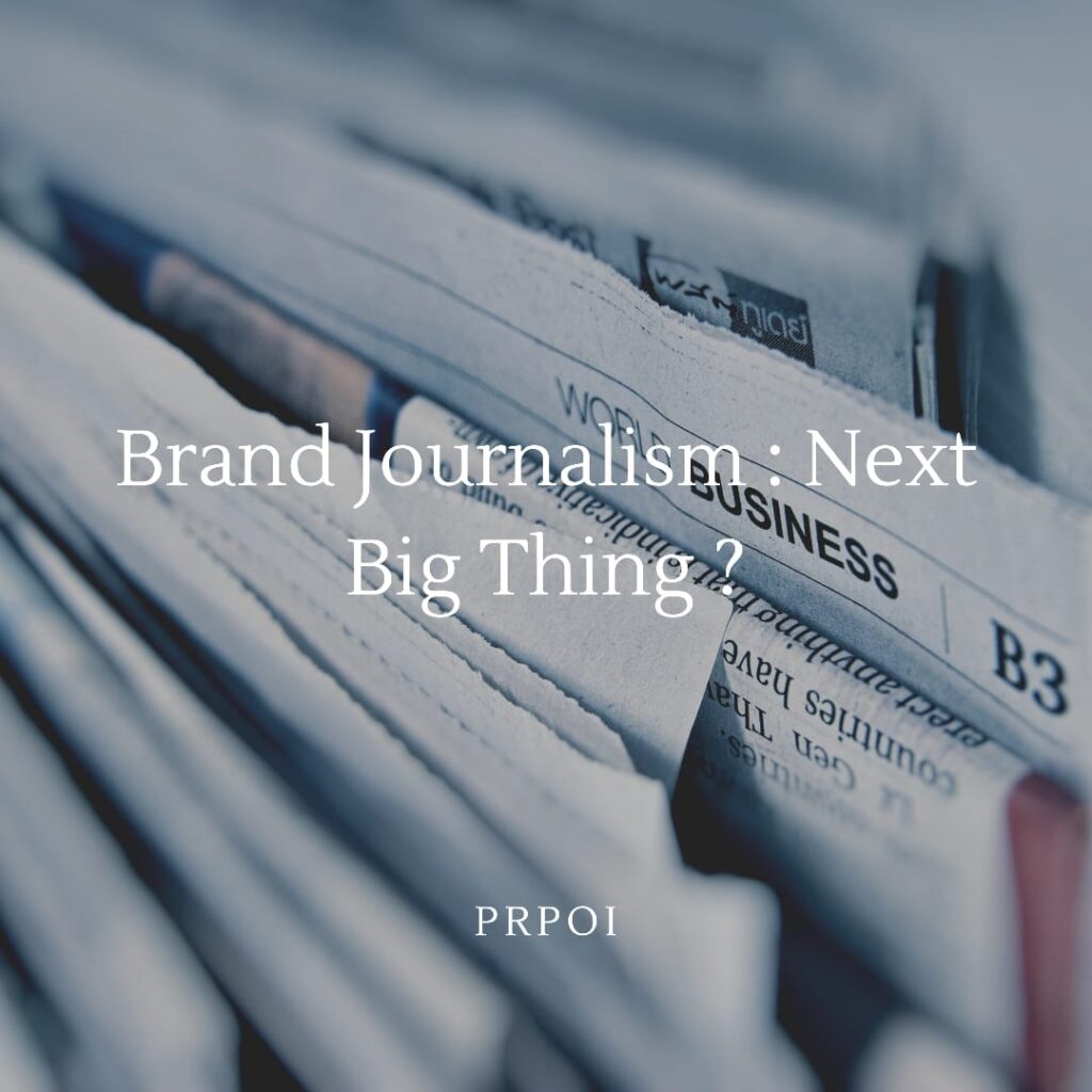 Brand Journalism Passing Fad or the next level of owned content?